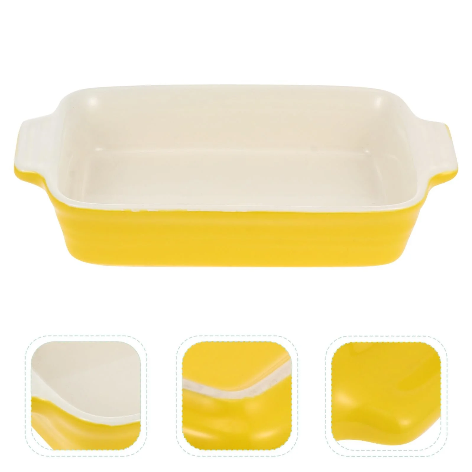 Форма для запекания Керамическая Прямоугольная с ручками штабелируемая, фото №7