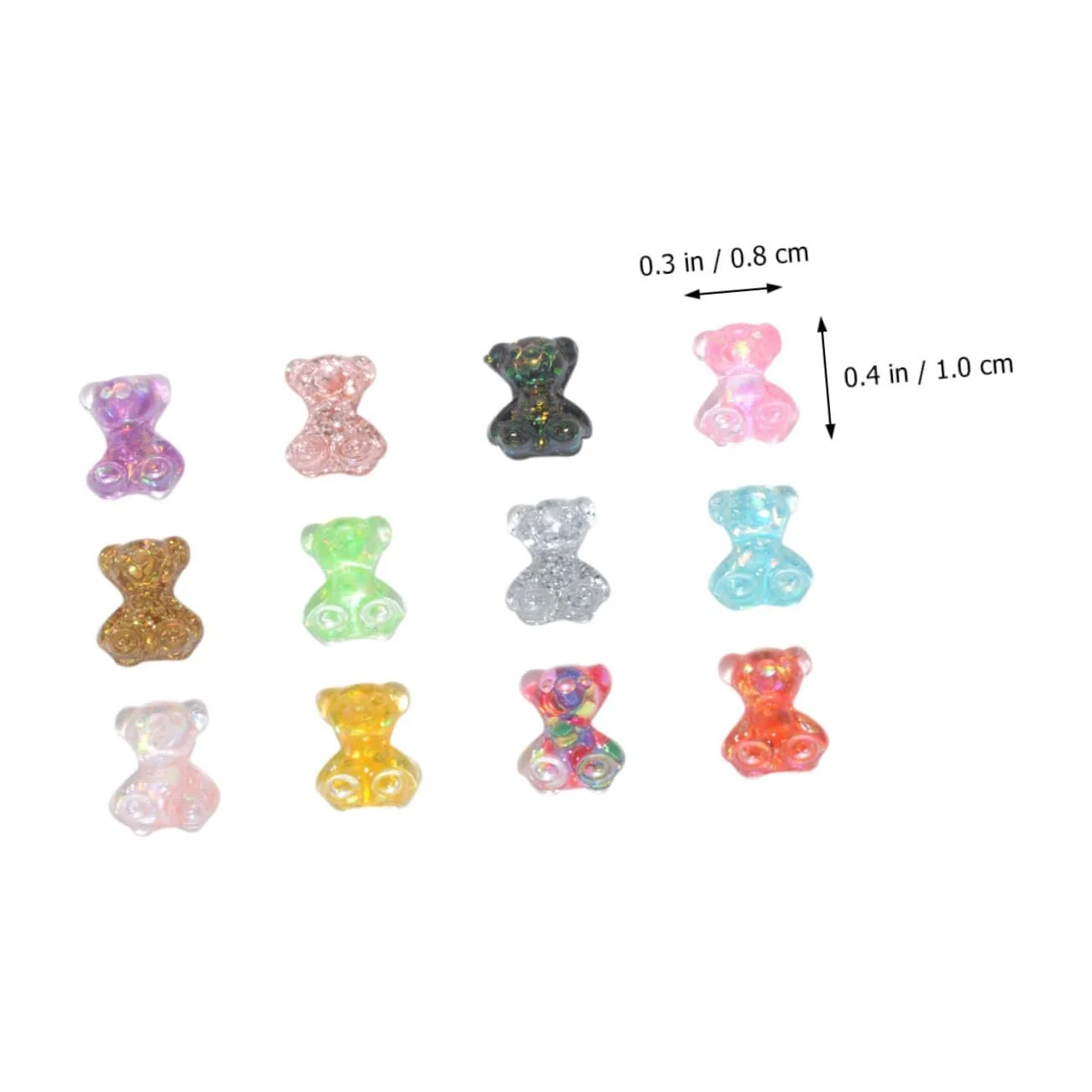 Украшение для ногтей Медведь Healvian Symphony, 300 шт., фото №9