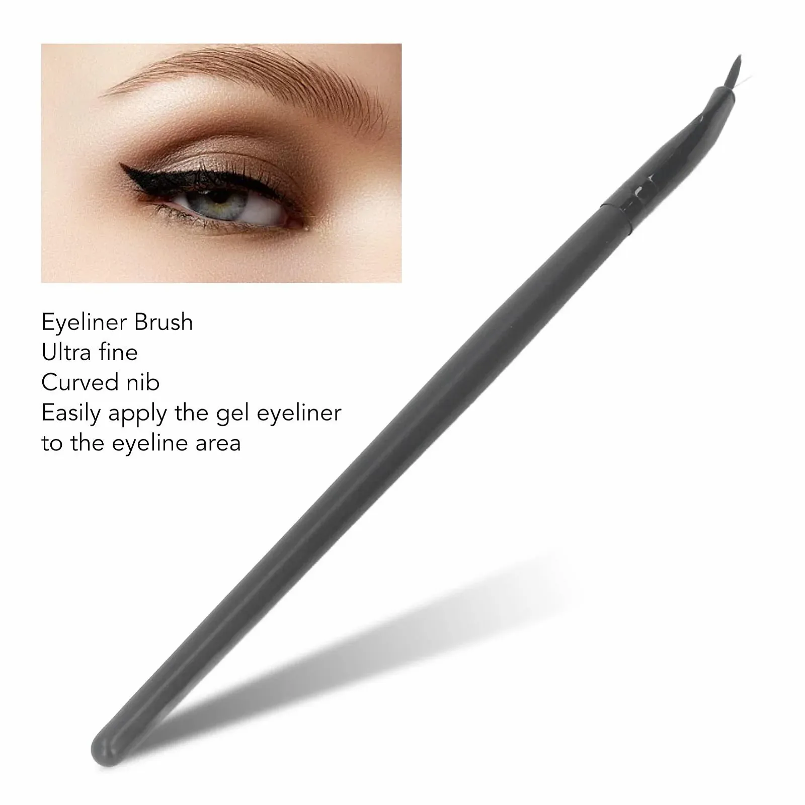 Кисти для подводки глаз Изогнутая, фото №2 Кисти для подводки глаз Изогнутая, фото №2