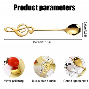 Набір Чайних Ложок 2 шт., Музичні Кавові synthetic.ua - Фото 1