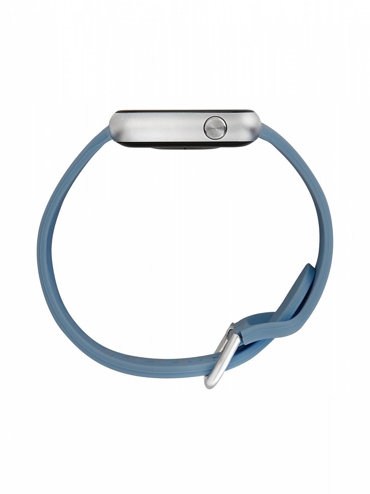 Годинник Breil Unisex SBT-X Циферблат Чорний Smart Module E Ремінець Силіконовий Блакитний EW0670, фото №4