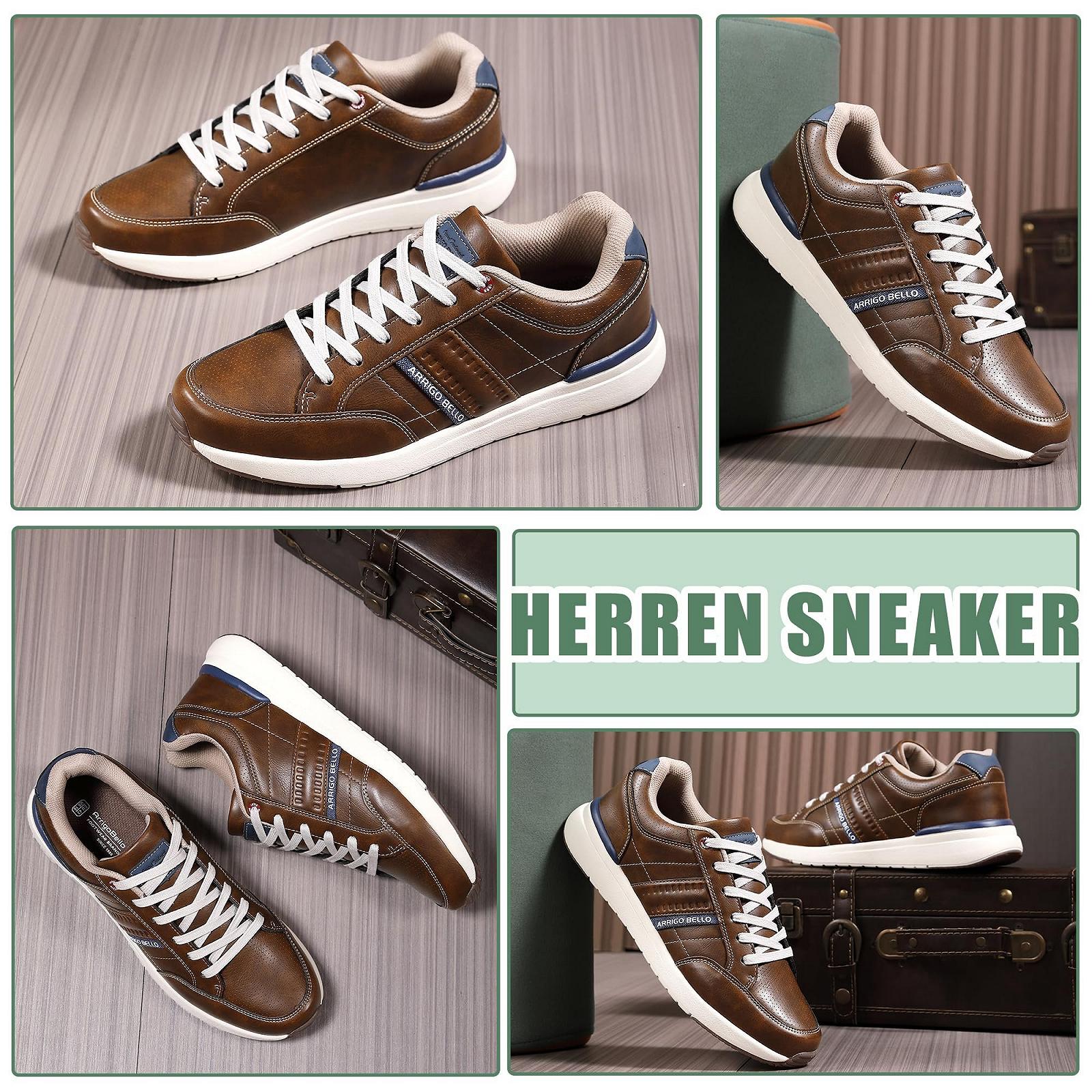 Кросівки ARRIGO BELLO Casual Чоловічі Нековзні Легкі Шкіряні, фото №7 Кросівки ARRIGO BELLO Casual Чоловічі Нековзні Легкі Шкіряні, фото №7