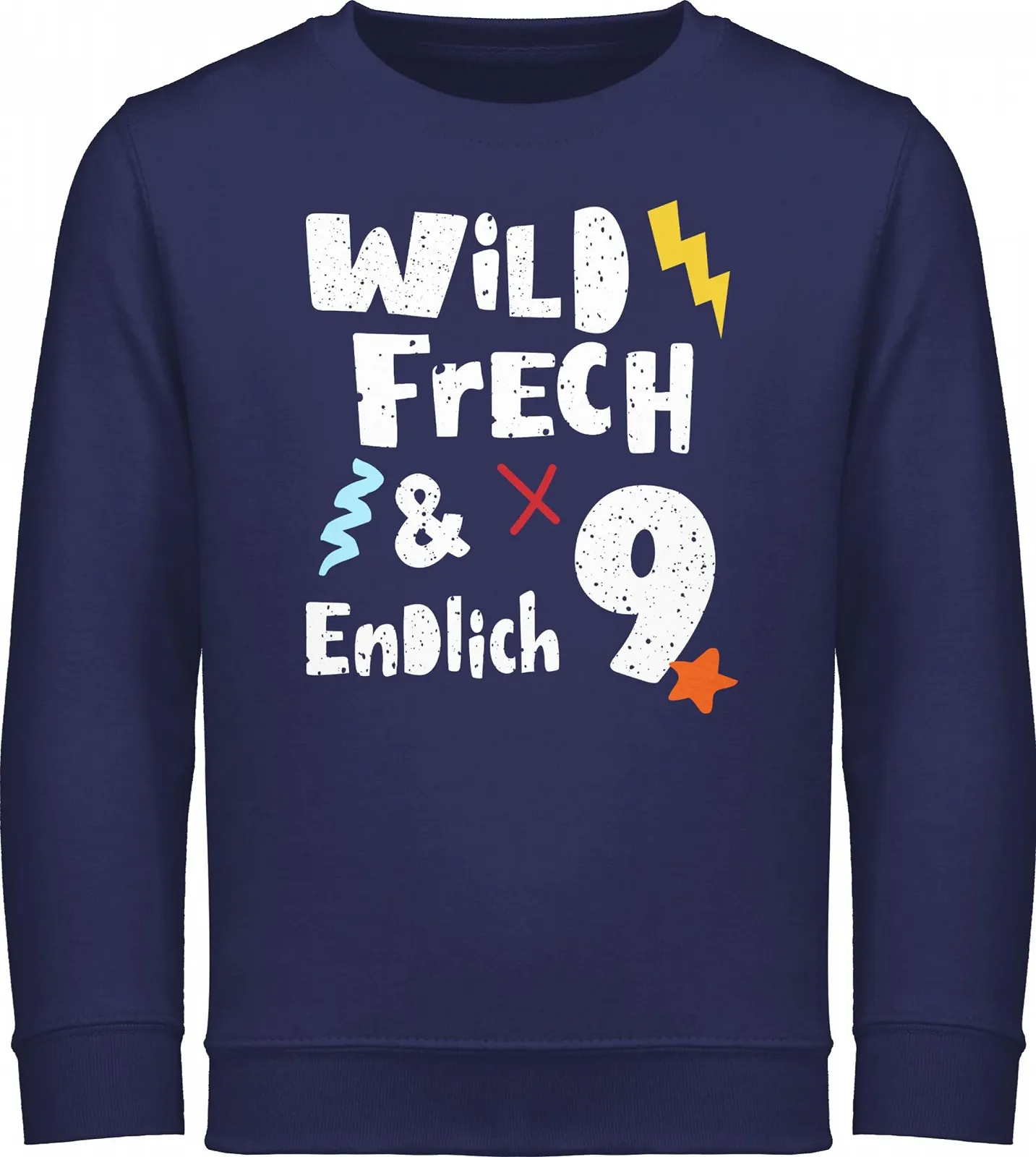 Джемпер Shirtracer Девятый День рождения - Wild Cheeky and Finally 9 - Nine Years Wonderful, фото №1