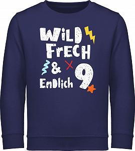 Джемпер Shirtracer Девятый День рождения - Wild Cheeky and Finally 9 - Nine Years Wonderful - Фото 1