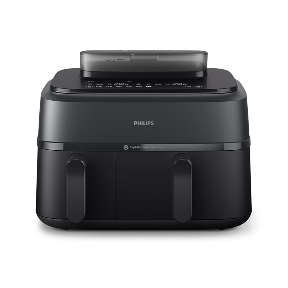 Мультипіч Philips 5000 Series NA550/00 з функцією пароварки 2 кошики 9 л (3 л+6 л) RapidAir Plus, фото №16 Мультипіч Philips 5000 Series NA550/00 з функцією пароварки 2 кошики 9 л (3 л+6 л) RapidAir Plus, фото №16