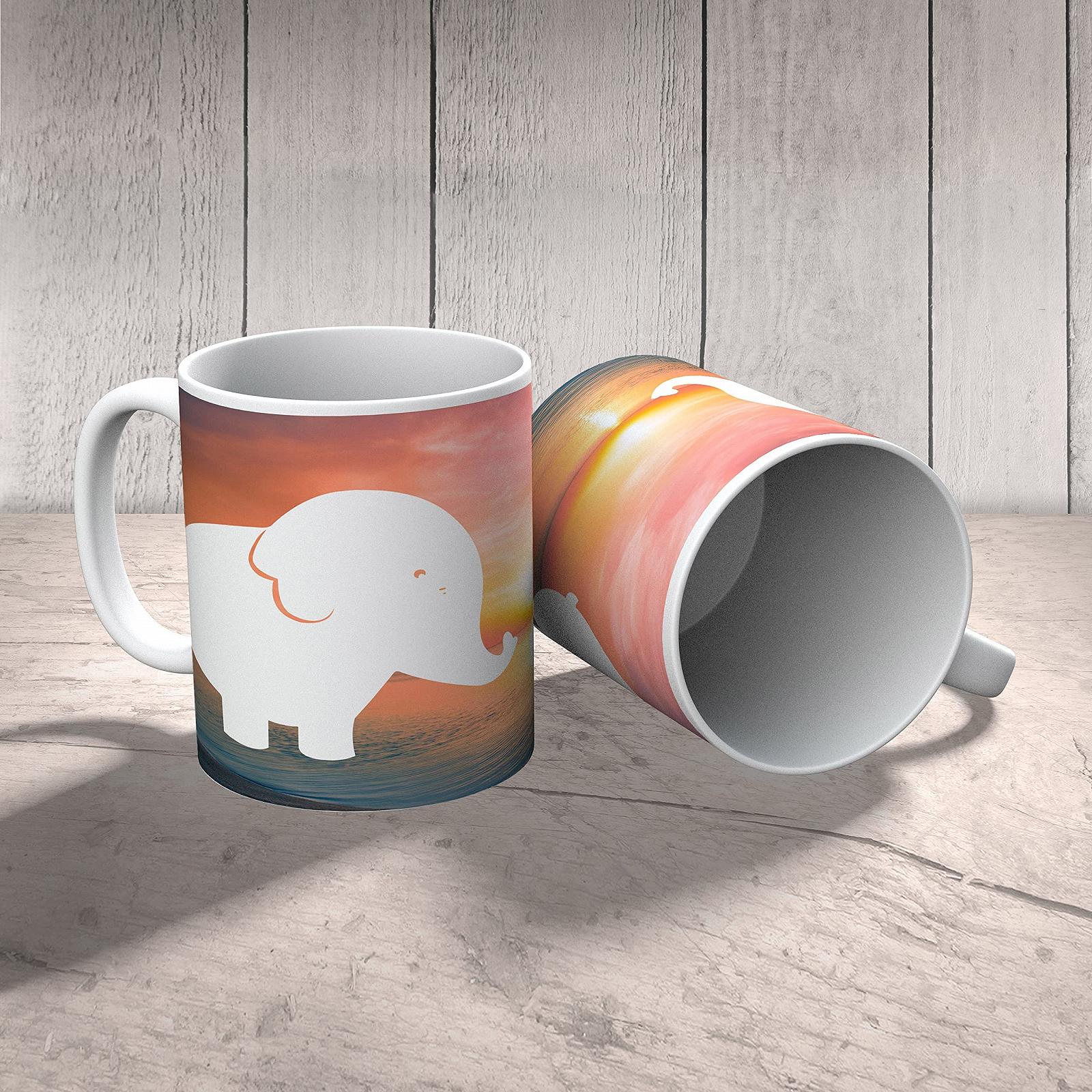 Дитяча Чашка Mr. & Mrs. Panda Слоненя Савана Пластикова, фото №3