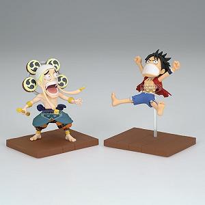 Фігурка Banpresto Monkey D. Luffy & Enel One Piece World Collectable Log Stories 8 см різнокольорова synthetic.ua - Фото 1