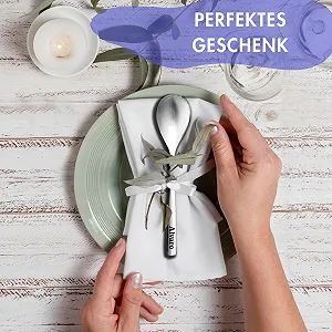 Ложка с гравировкой по вашему выбору текста synthetic.ua - Фото 1