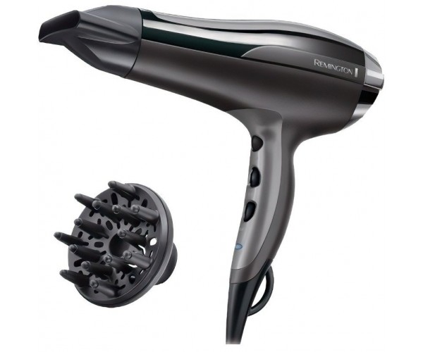 Remington Фен Pro-Air Turbo 2400Вт 3 режими дифузор турмалинова іоніз-я хол обдув чорний, фото №3