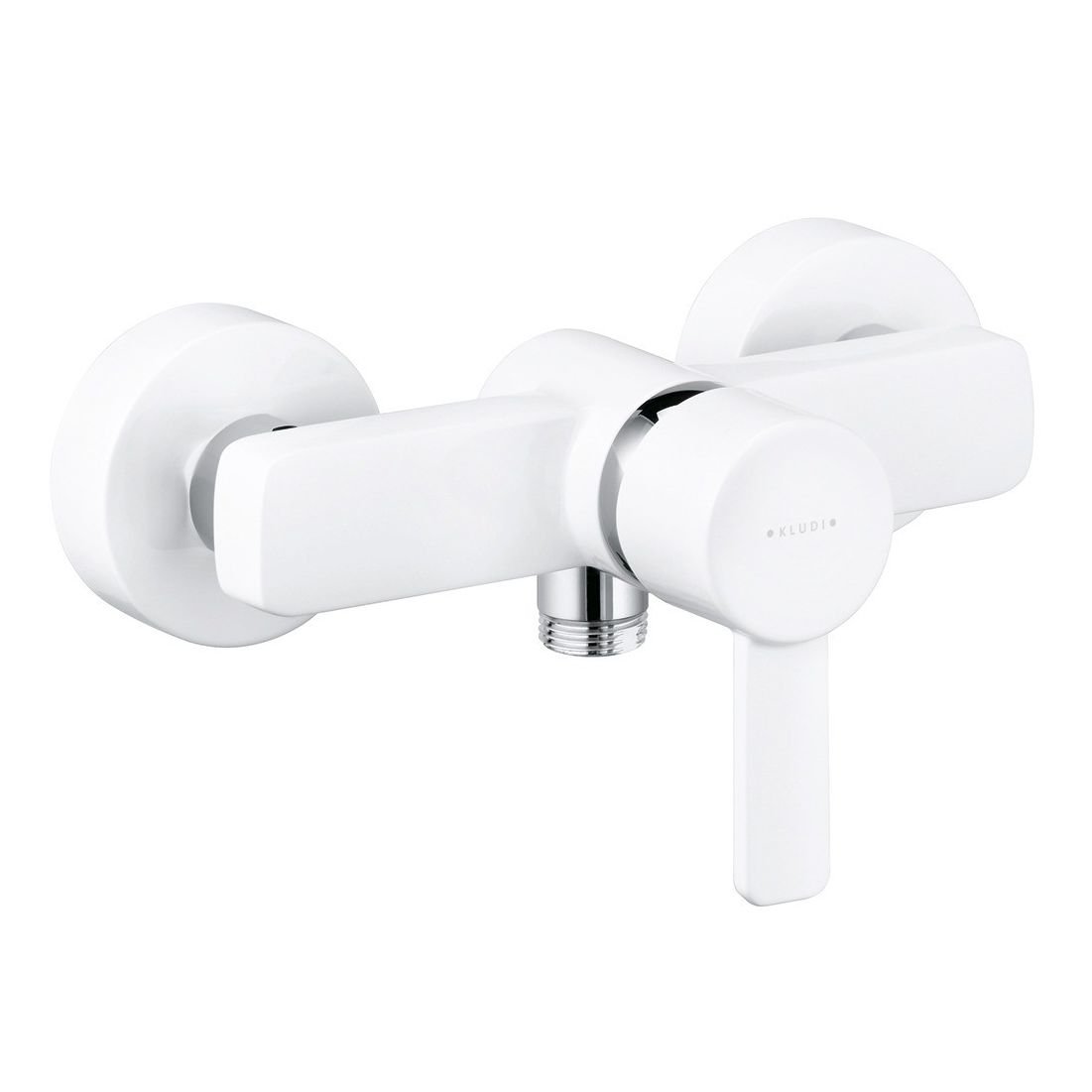 Змішувач для душу Kludi Zenta, білий/хром (388709175), фото №1