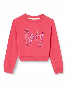 Світшот Replay Бавовняний фліс для дівчат - Фото 1