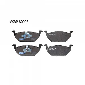 Комплект тормозных колодок дисковых SKF VKBP 80008 для AUDI SEAT SKODA VW - Фото 1