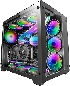 Корпус для ПК Mars Gaming MCV3 / без БЖ / Чорний - Фото 1