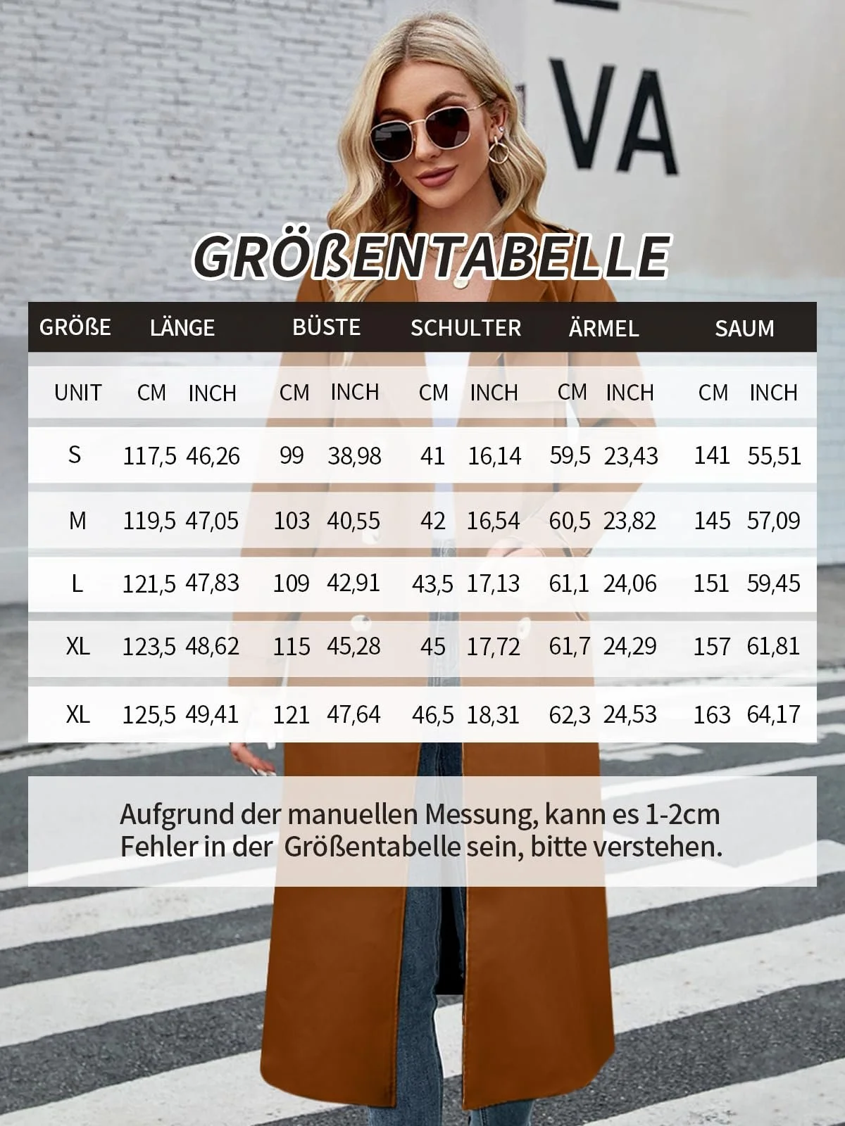 Тренч Feziakuk Женский Длинный Двубортный, фото №6