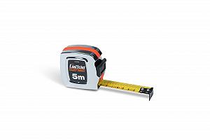 Рулетка Lufkin Legacy Series L916 CM 5 м/16 фут 25 мм Хромована ABS-пластик з ударостійким корпусом, Сріблясто-помаранчевий - Фото 1