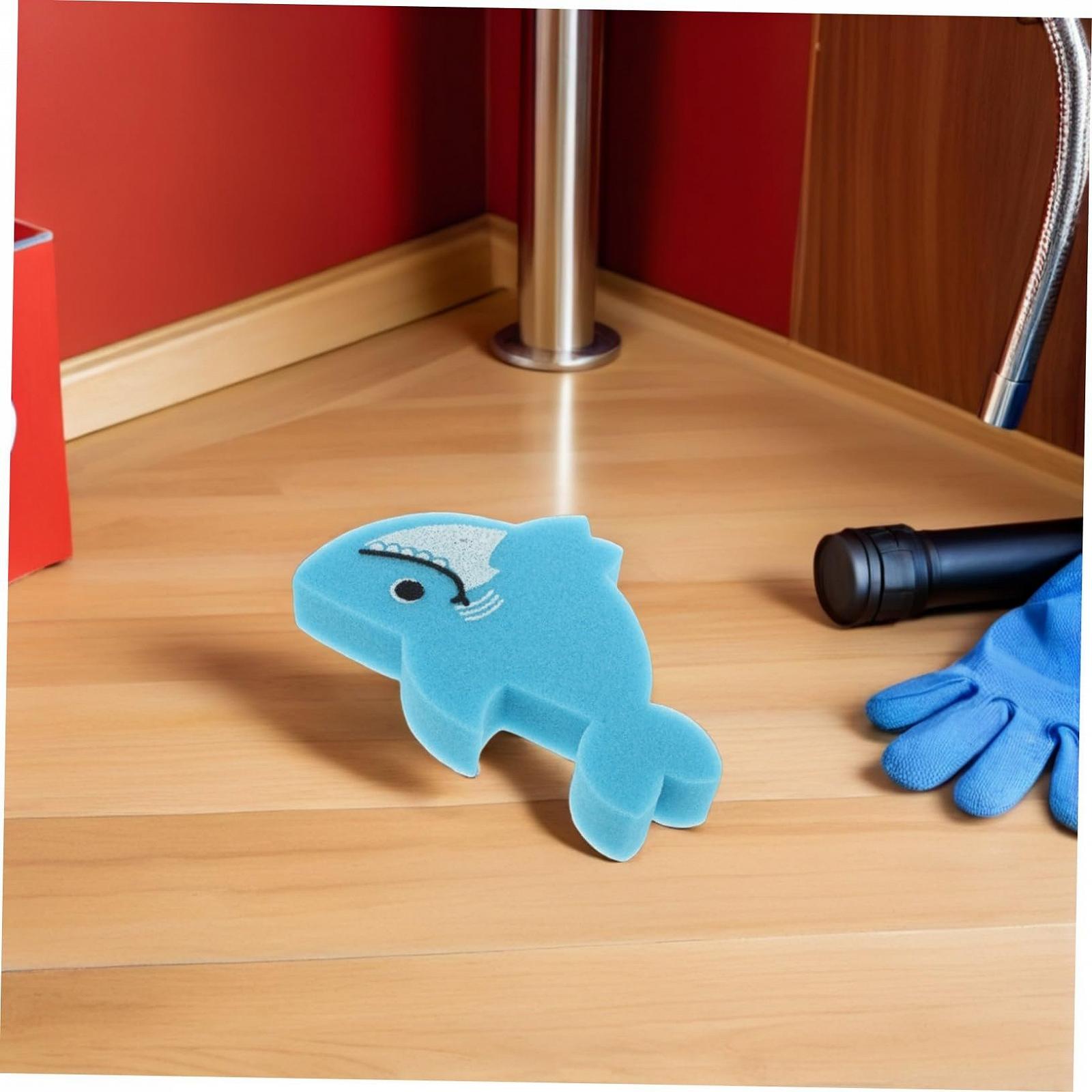 Губка для ванни NUOBESTY, 6 штук, з м'яким мотивом милих тварин, швидковисихаюча, фото №5