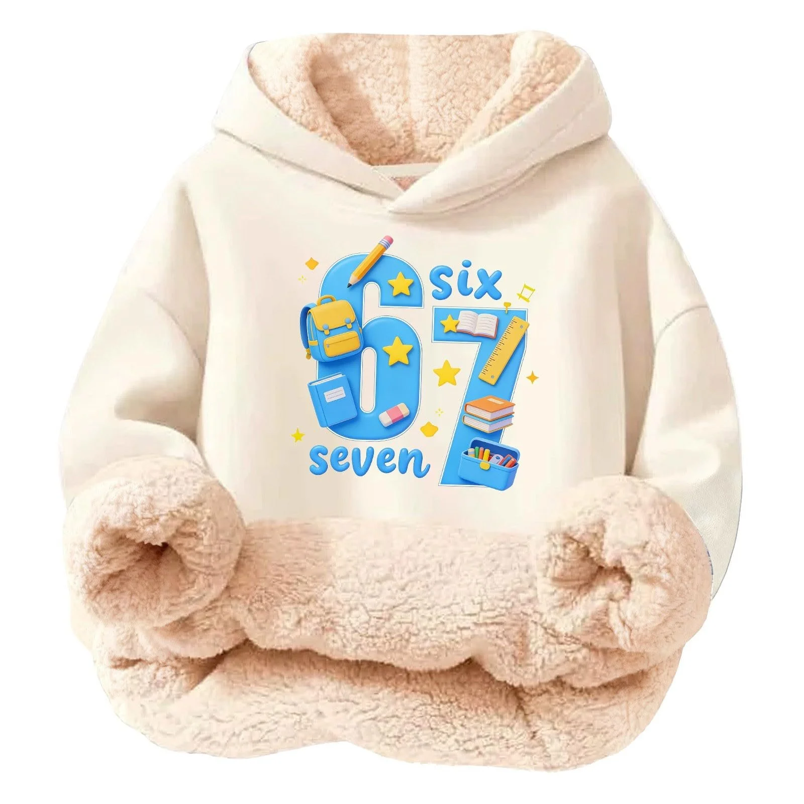 Худі з принтом 67, фото №1