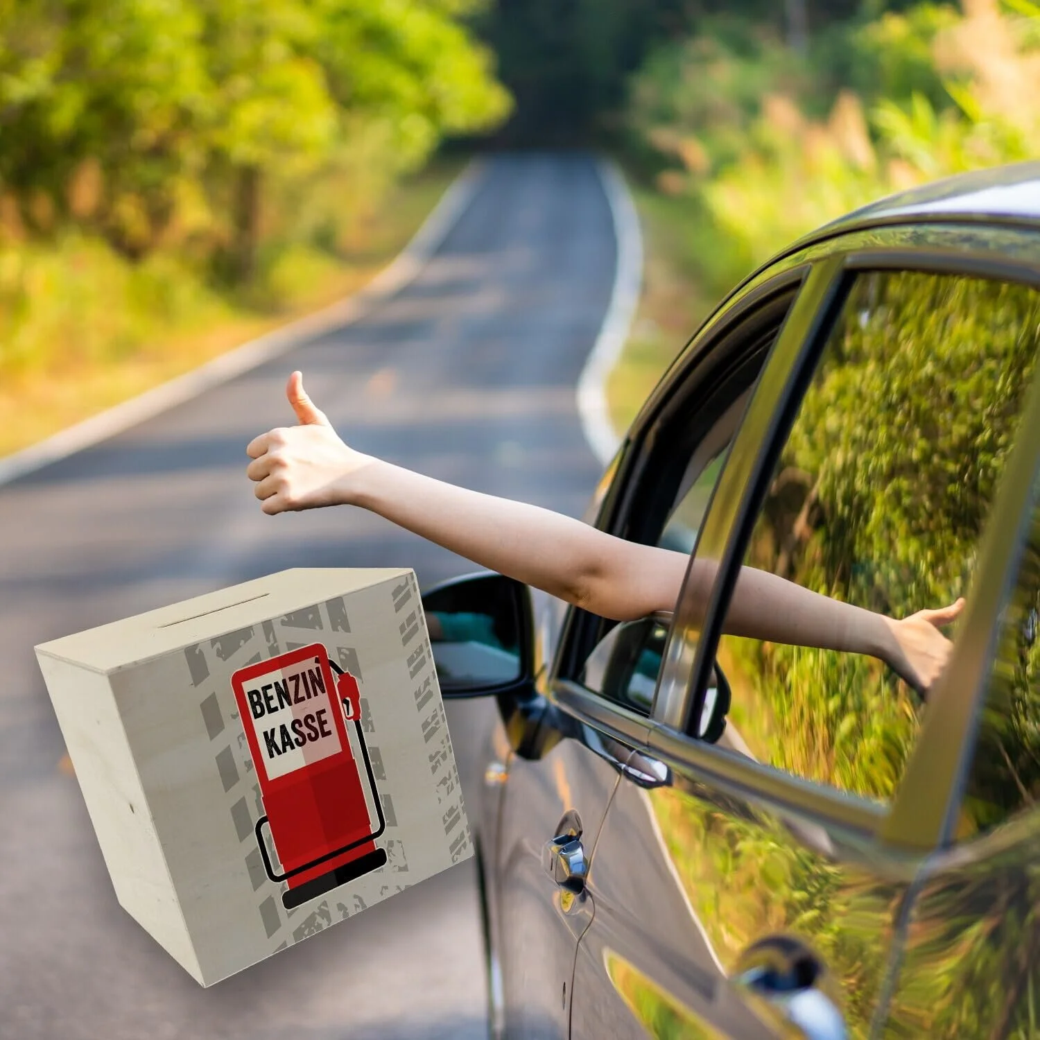 Скарбничка Каса на бензин Дерев'яна, фото №6