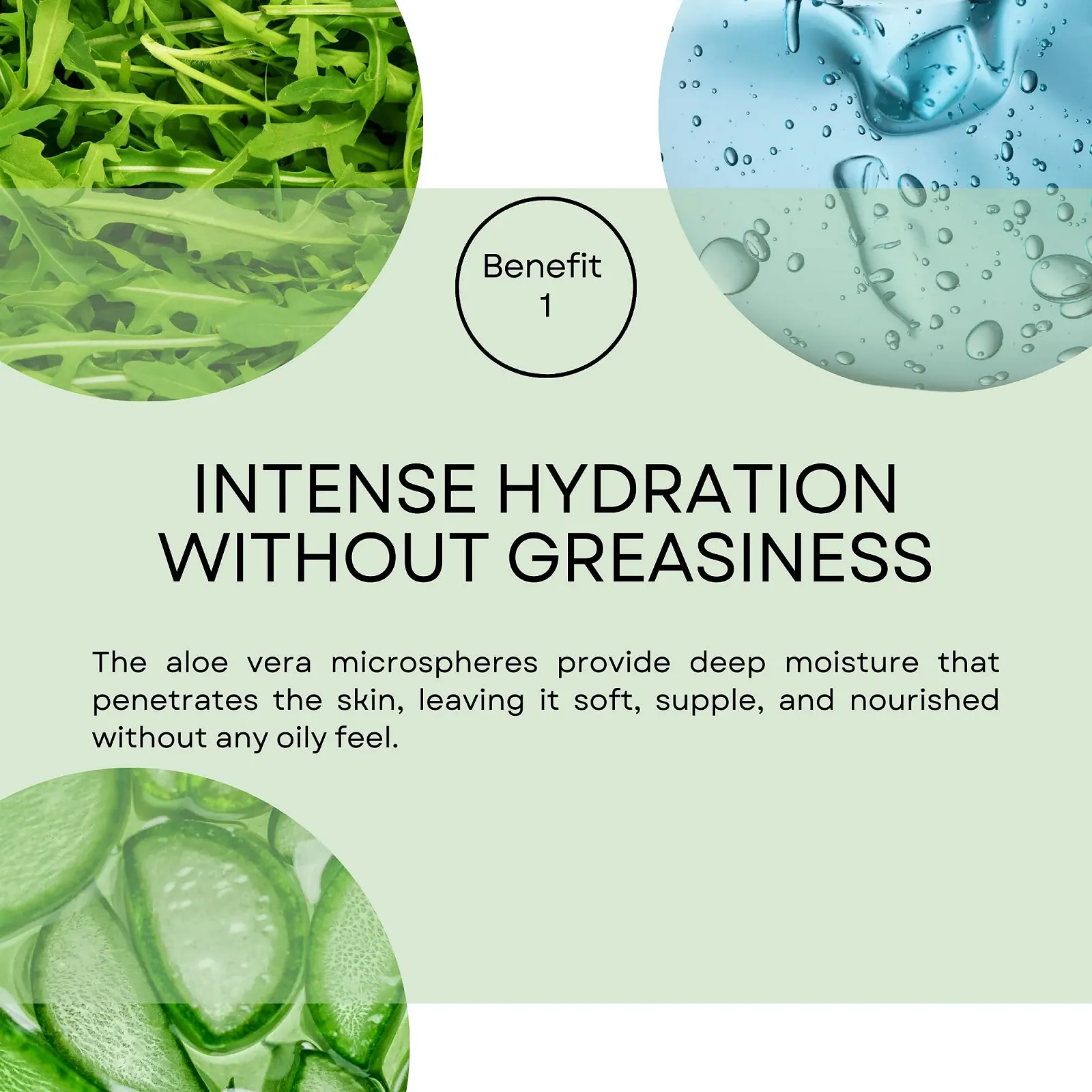 Крем для рук и тела SNB Professional Гель 50 мл с капсулами алоэ и экстрактом руколы, фото №3