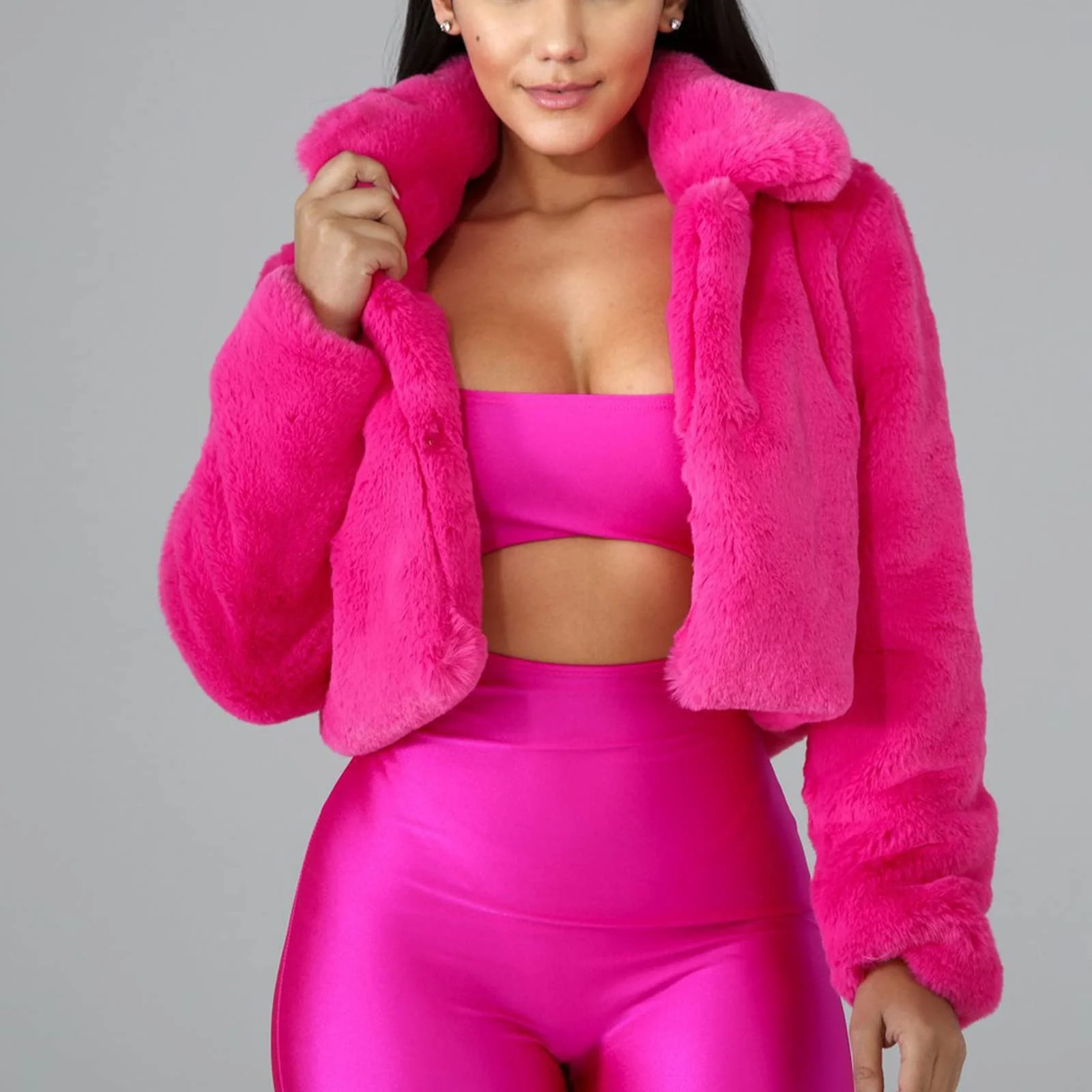 Жіноче пальто зі штучного хутра, фото №4 Жіноче пальто зі штучного хутра, фото №4