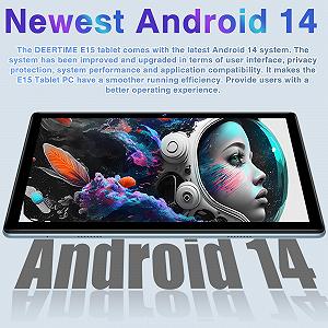 Планшет 10.1" DEERTIME E15 6/128Gb 8 ядер Android 14 6000 mAh Черный synthetic.ua - Фото 1