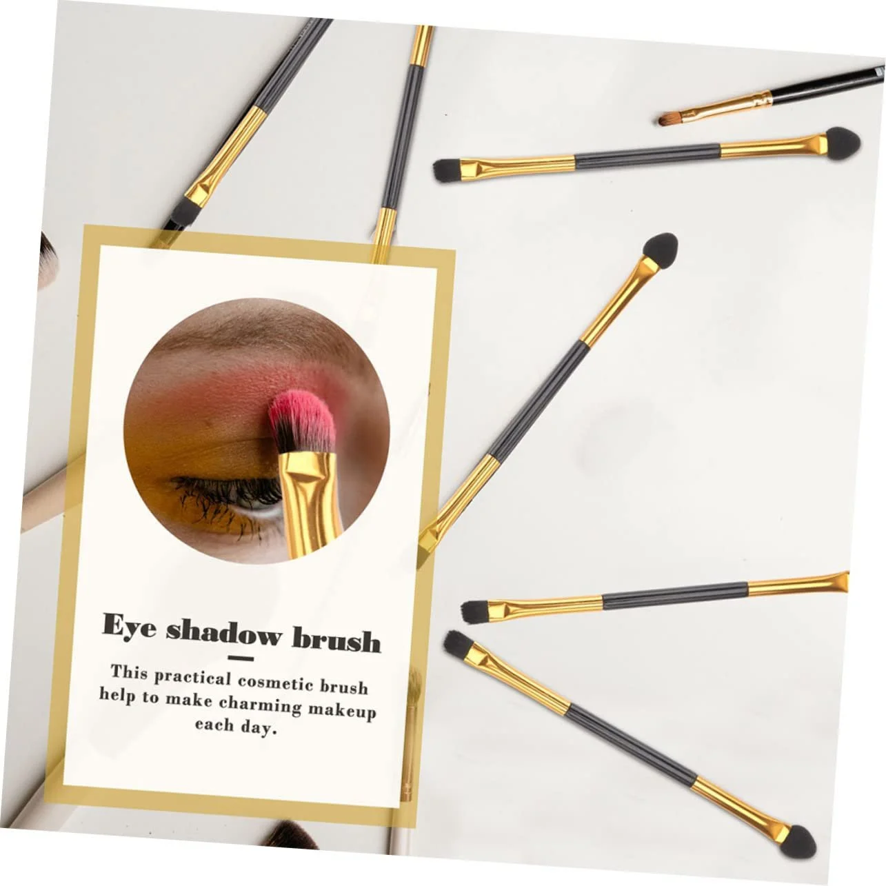 Набір пензлів для брів і очей minkissy 80 штук, фото №2