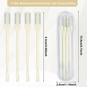 Тример для носа Hengxinchen 4 шт. 2 в 1, Двосторонній, Портативний, Ручний, 360° для чоловіків та жінок synthetic.ua - Фото 1