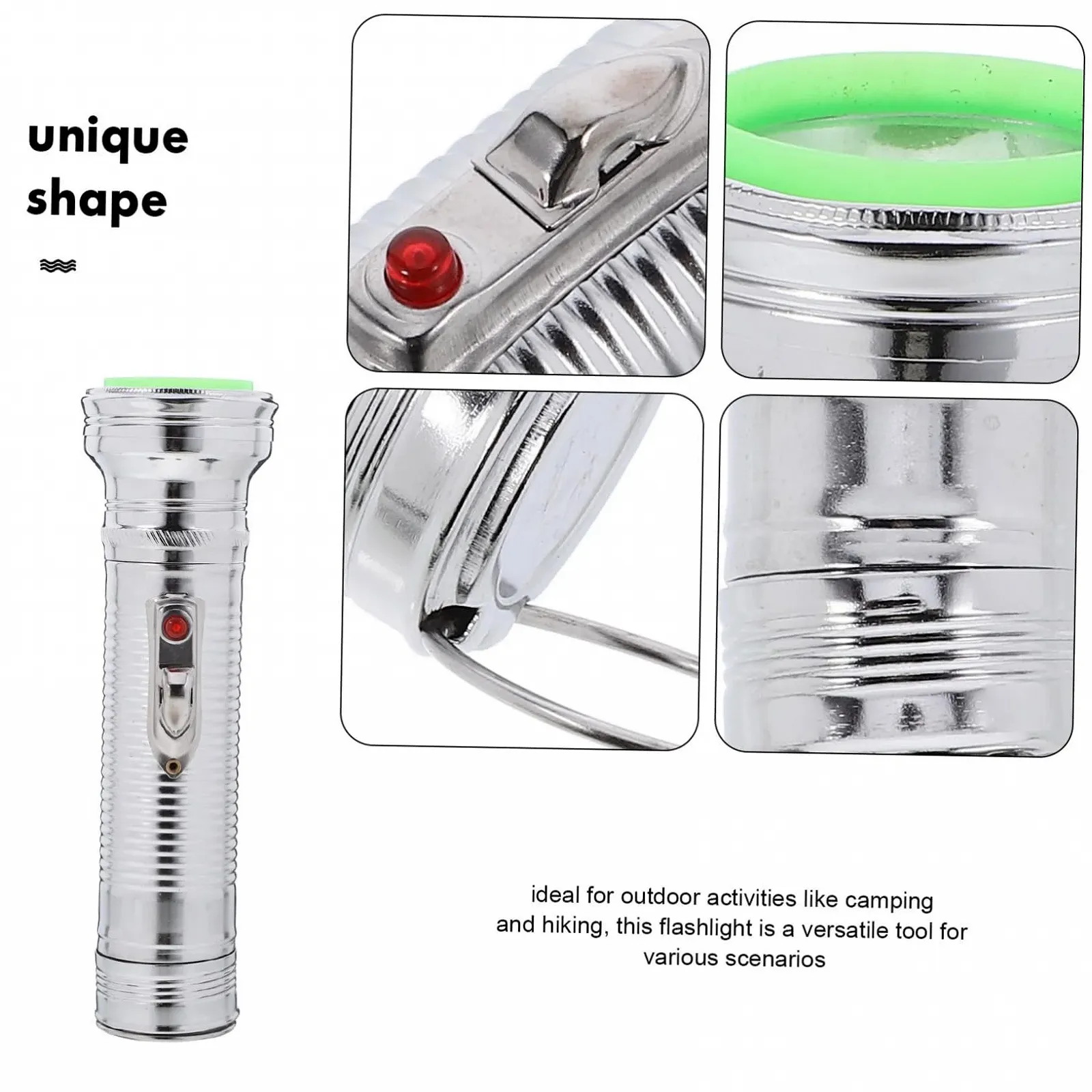 Вінтажний Металевий Ліхтарик У Стилі Ретро Ручний Для Кемпінгу Та Активного Відпочинку На Батарейках Антикварний, фото №9