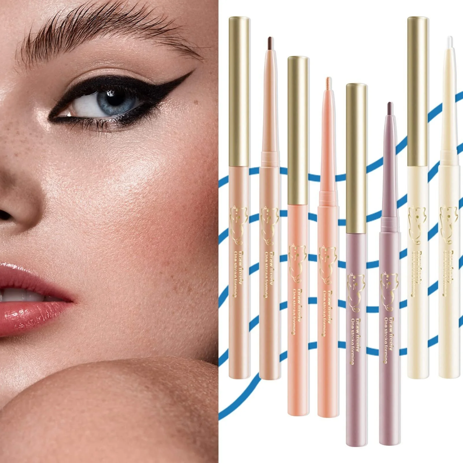 Гелевый карандаш для макияжа (E, One Size) белый, фото №7 Гелевый карандаш для макияжа (E, One Size) белый, фото №7