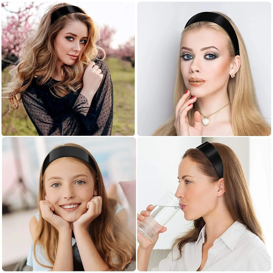 Обруч для волосся з зубцями Пластиковий 20 мм, 5 шт, фото №5