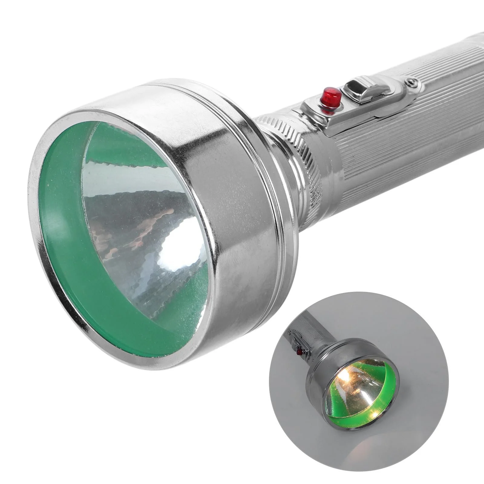 Ліхтарик Retro Vintage Металевий на батарейках для пошуку скарбів Портативний Маленький для використання на відкритому повітрі та в сільській місцевості, фото №3