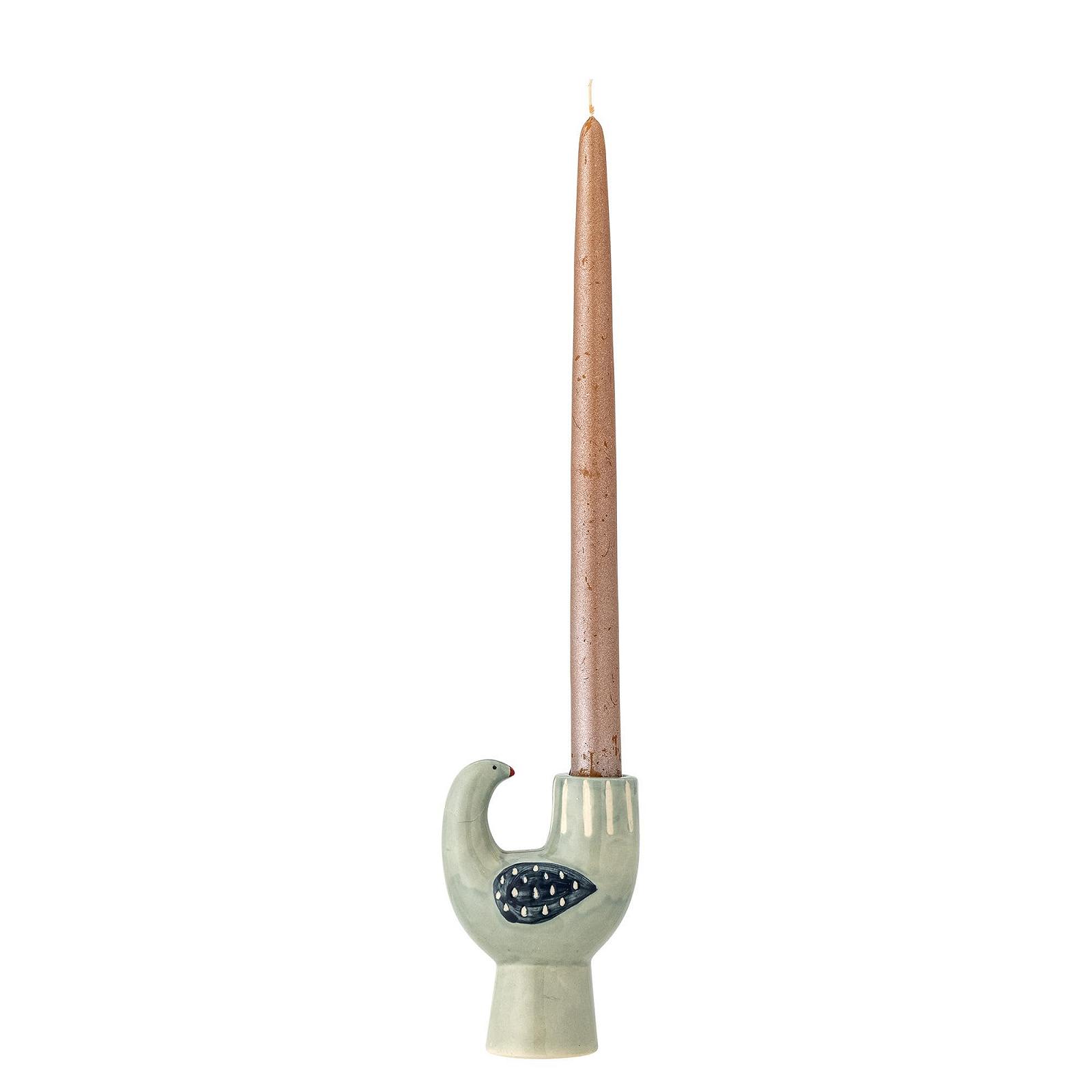 Підсвічник Bloomingville Trudy Ceramic Bird Blue Green для 1 свічки 12 x 8 см, фото №2