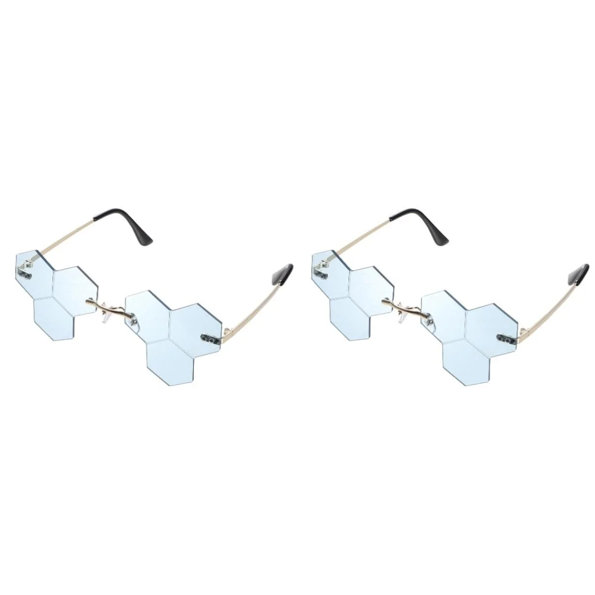 Сонцезахисні окуляри Без оправи PACKOVE 2 пари Великі, фото №1