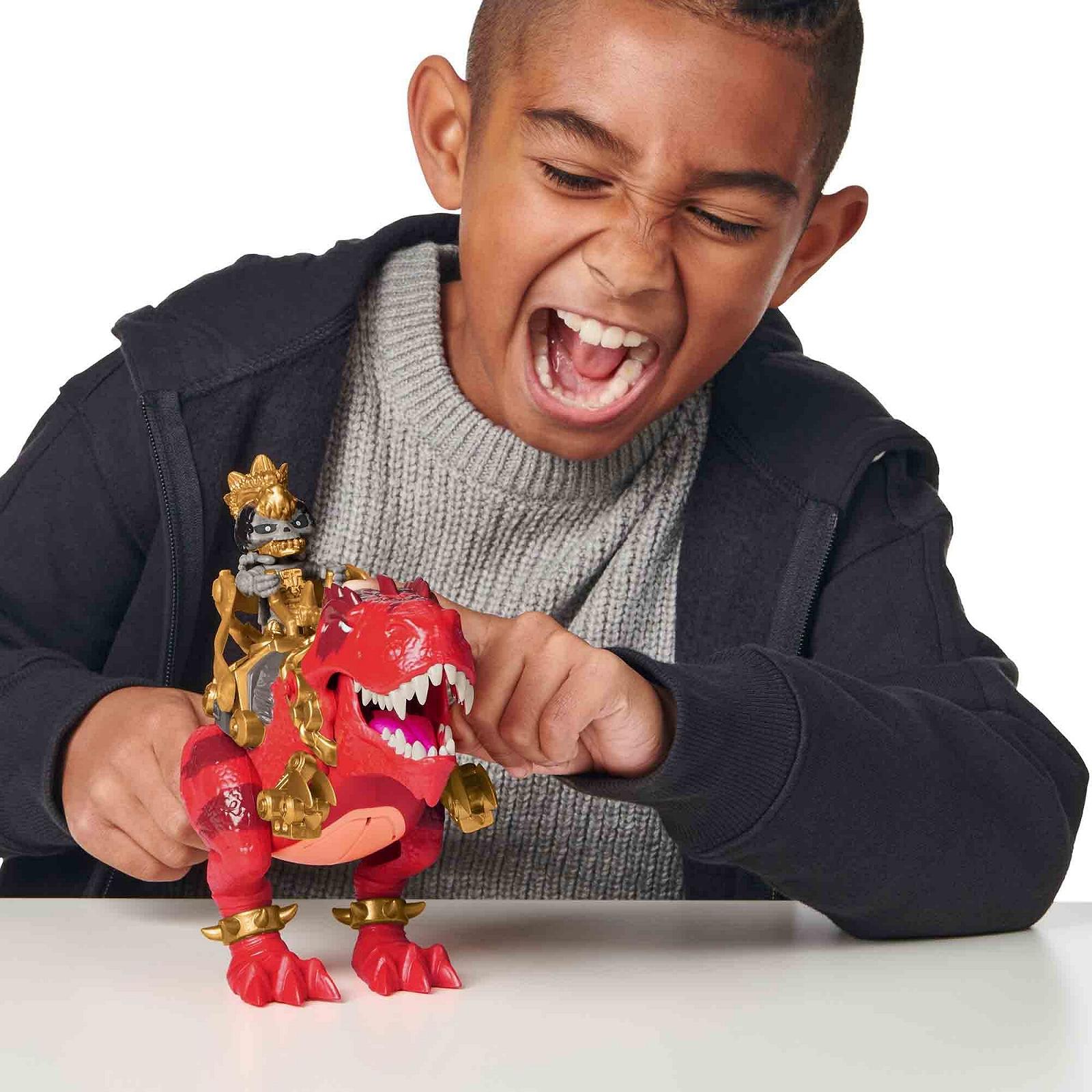 Игрушка Динозавр T-Rex Treasure X TX Dino Dissection Игровой набор в клетке с куклой и аксессуарами, сюрприз, 8 сокровищ, Разноцветный, фото №5