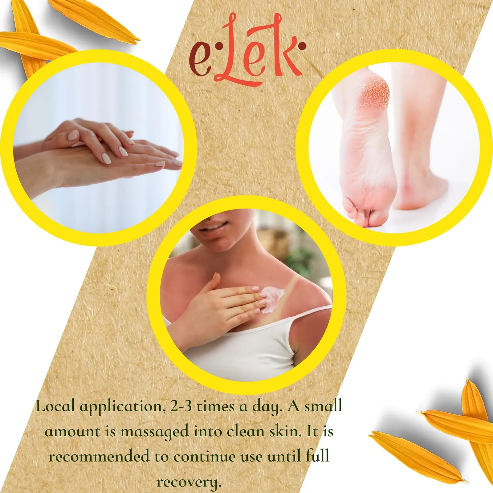 Мазь ELEK Organic з календулою 40 мл - Натуральна мазь з календулою проти почервоніння, фото №6