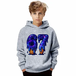 Худи с мемом 67 Six Seven для подростков, с длинными рукавами, с капюшоном и принтом 67, повседневные свободные свитшоты, подростковая уличная одежда, модный джемпер для девочек и мальчиков synthetic.ua - Фото 1