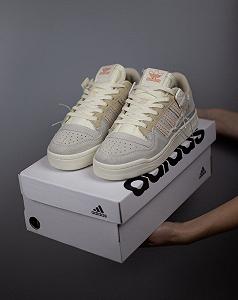 Кроссовки Adidas Forum 84 Low “Off white” Gray Beige synthetic.ua - Фото 1