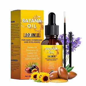 Масло Batana для волос 60 мл, 100% Чистое и Натуральное масло Batana для Увлажнения и Восстановления Сухих волос, Стимулирует Рост Волос, Предотвращает Выпадение и Ломкость Волос - Фото 1