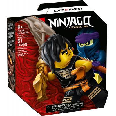 Конструктор LEGO Ninjago Грандиозная битва Коул против воина-призрака 71733, фото №1