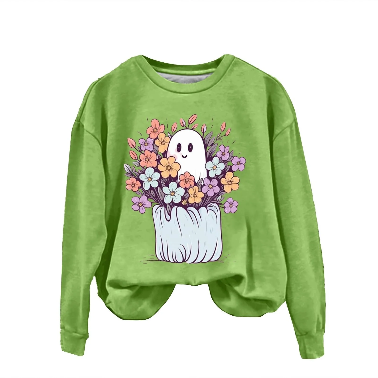 Світшот Жіночий Geister Хелловін Костюм з довгими рукавами Гарбуз, фото №2