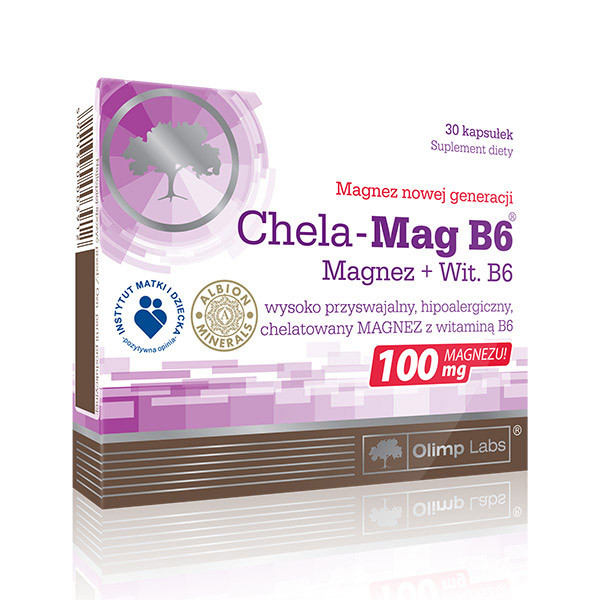 Магний В6 с ашвагандой и женьшенем Olimp Chela-Mag B6 Ashwagandha Ginseng 30 caps, фото №1