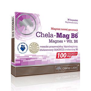 Магний В6 с ашвагандой и женьшенем Olimp Chela-Mag B6 Ashwagandha Ginseng 30 caps - Фото 1