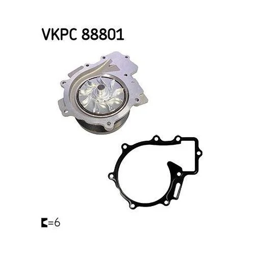 Водяной насос SKF VKPC 88801 для MERCEDES-BENZ, фото №2