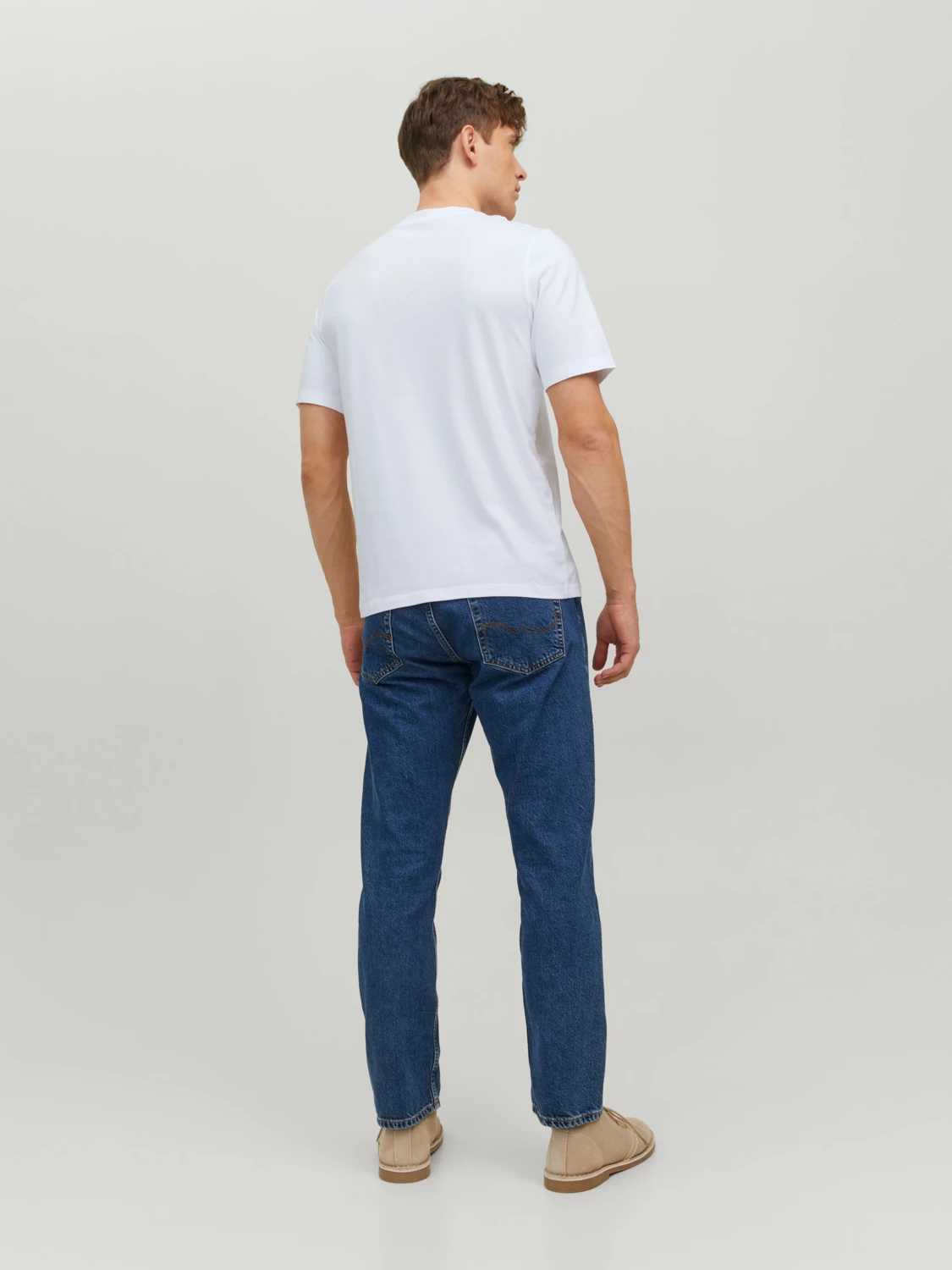 Футболка JORCODYY TEE SS CREW NECK SN 12228542-Bright  Jack&Jones Білий L, фото №2