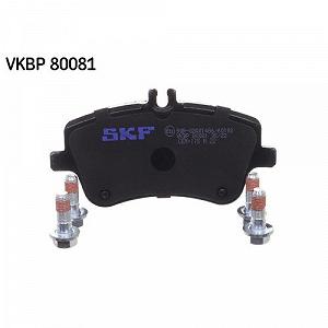 Комплект гальмівних колодок, дискове гальмо SKF VKBP 80081 для MERCEDES-BENZ передня вісь synthetic.ua - Фото 1