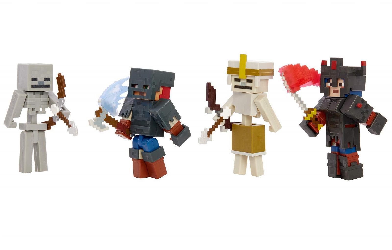 Фигурки Minecraft Dungeons Battle of The Fire Forge 4 подвижные фигурки, фото №6