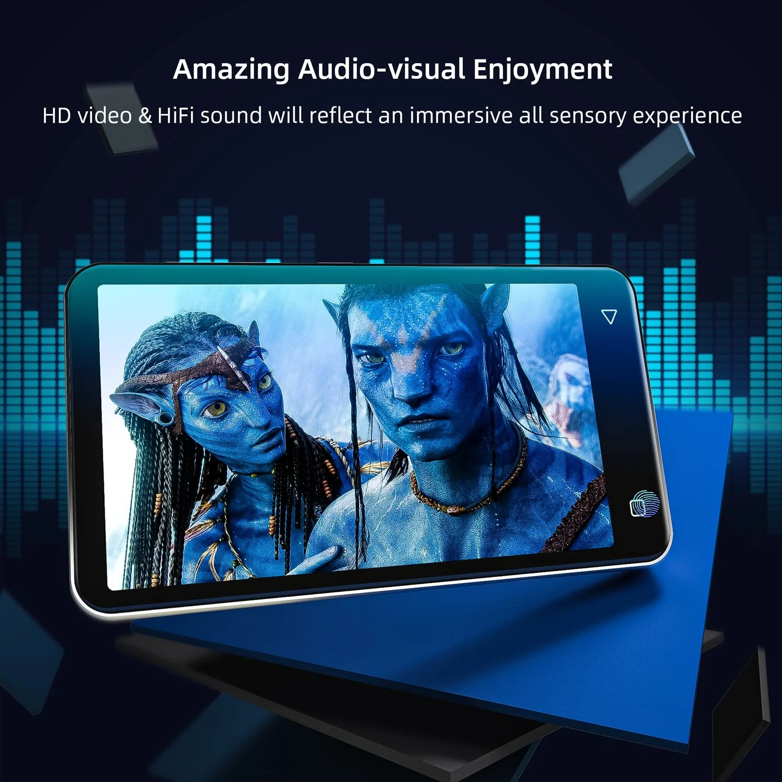 MP3 Плеер innioasis G1 Bluetooth Wi-Fi Белый, фото №7