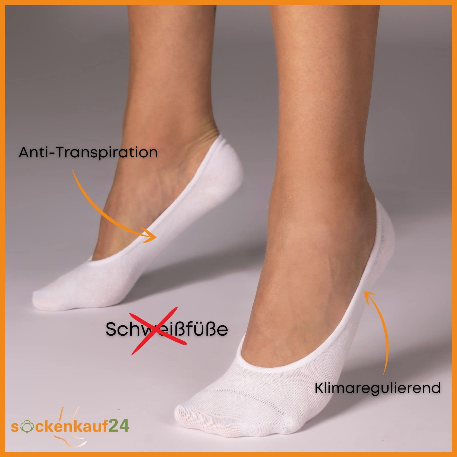 Жіночі шкарпетки-слідки 6 пар, фото №4