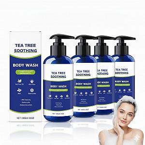 Гель для душу Tea Tree Natural Clean 4 шт - Фото 1