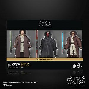 Фігурки Star Wars The Black Series Qui-Gon Jinn, Darth Maul, Obi-Wan Kenobi The Phantom Menace, 15,24 см synthetic.ua - Фото 1